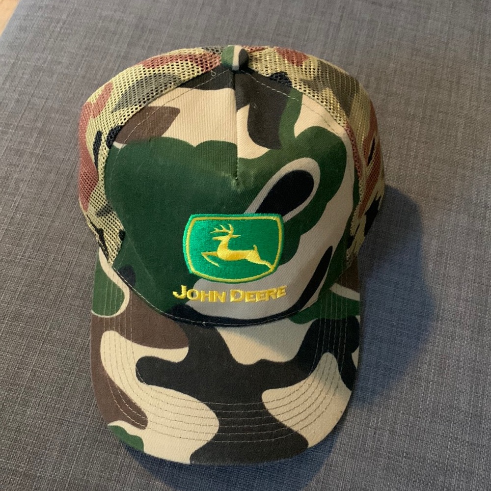 John Deere Camo Mesh Back Hat